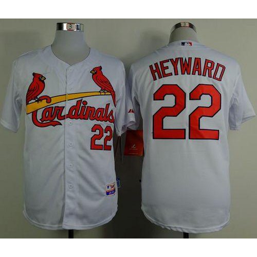St.Louis Cardinals #22 Jason Heyward White Cool Base Stitched Jersey Men's