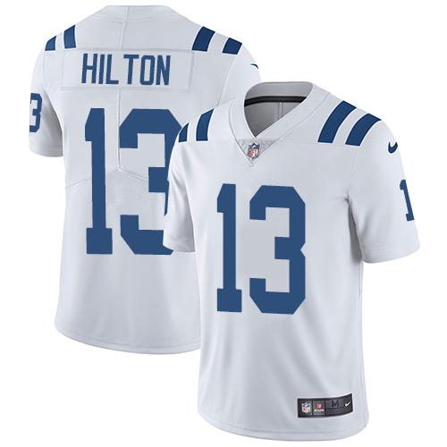 Colts #13 T.Y. Hilton White Youth Stitched Vapor Untouchable Limited Jersey