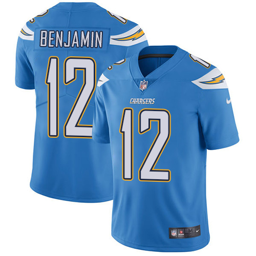 Los Angeles Chargers #12 Travis Benjamin Electric Blue Alternate Youth Stitched Vapor Untouchable Limited Jersey Youth