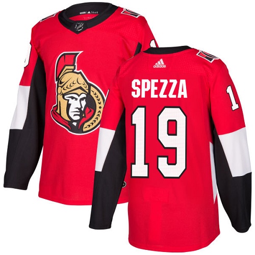 Adidas Ottawa Senators #19 Jason Spezza Red Home Authentic Stitched Youth Jersey Youth