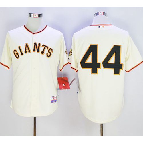 San Francisco Giants #44 Willie McCovey Cream Cool Base Stitched Jersey Men's