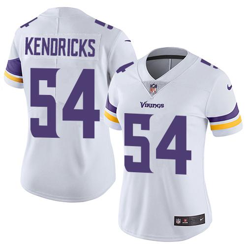 Minnesota Vikings #54 Eric Kendricks White Women's Stitched Vapor Untouchable Limited Jersey Womens