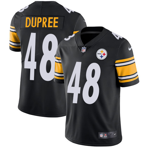 Pittsburgh Steelers #48 Bud Dupree Black Team Color Youth Stitched Vapor Untouchable Limited Jersey Youth