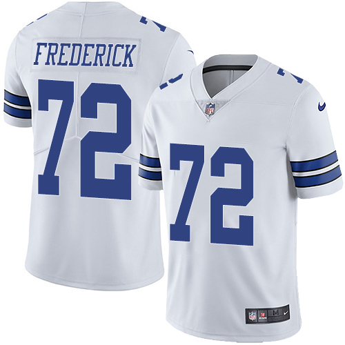 Dallas Cowboys #72 Travis Frederick White Youth Stitched Vapor Untouchable Limited Jersey Youth