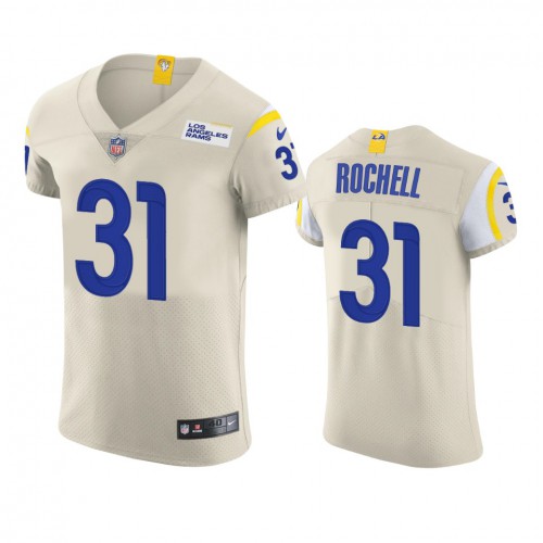 Los Angeles Los Angeles Rams #31 Robert Rochell Men's Vapor Elite Player Jersey - Bone Men's