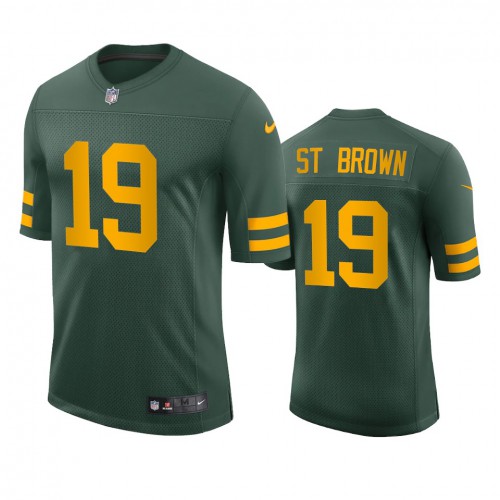 Green Bay Green Bay Packers #19 Equanimeous St. Brown Men's Alternate Vapor Limited Player Jersey - Green Men's