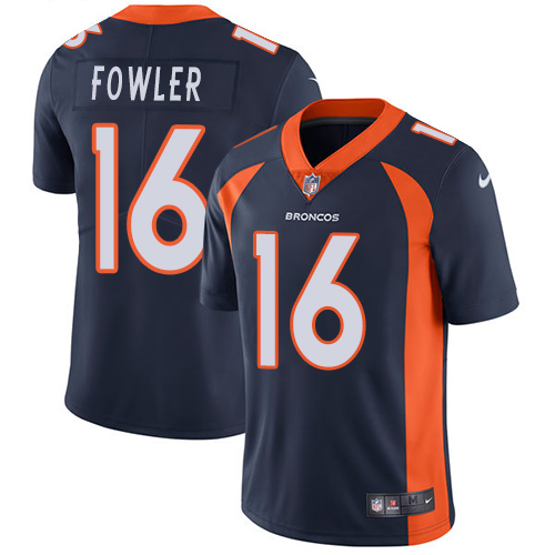 Denver Broncos #16 Bennie Fowler Navy Blue Alternate Men's Stitched Vapor Untouchable Limited Jersey Men's