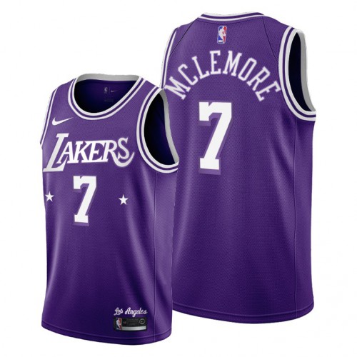 Los Angeles Los Angeles Lakers #7 Ben Mclemore Womens 2021-22 City Edition Purple Jersey Womens