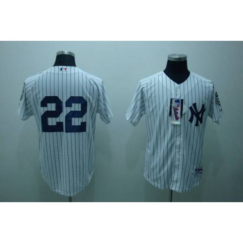 New York Yankees #22 Jacoby Ellsbury White Stitched Jersey Men's