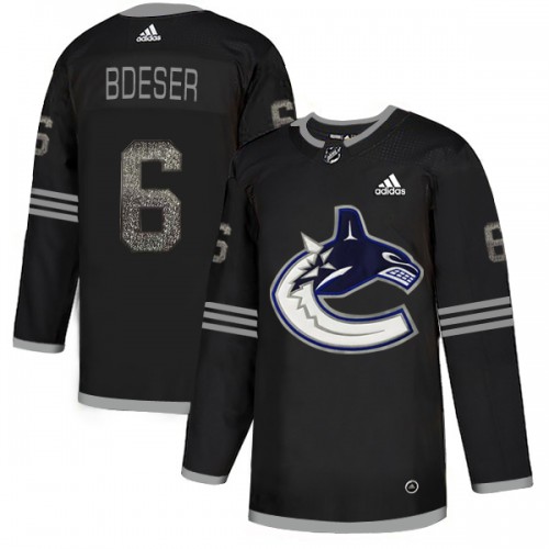 Adidas Vancouver Canucks #6 Brock Boeser Black Authentic Classic Stitched Jersey Men's