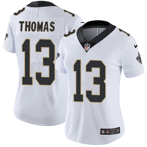 Saints #13 Michael Thomas White Women's Stitched Vapor Untouchable Limited Jersey