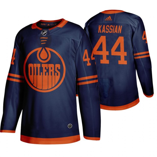 Edmonton Edmonton Oilers #44 Zack Kassian Blue 2019-20 Third Alternate Jersey Men's