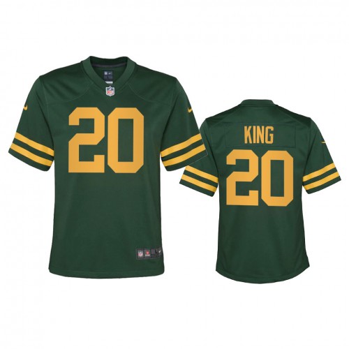 Green Bay Green Bay Packers #20 Kevin King Youth Alternate Game Player Jersey - Green Youth