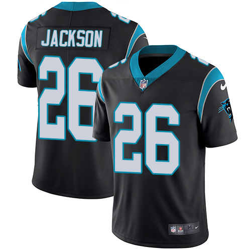 Carolina Panthers #26 Donte Jackson Black Team Color Men's Stitched Vapor Untouchable Limited Jersey Men's