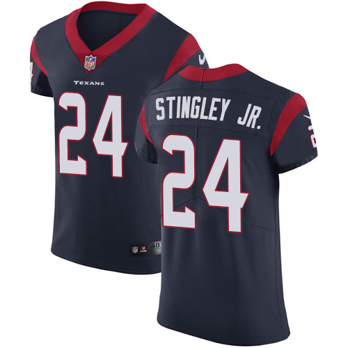 Texans #24 Derek Stingley Jr. Navy Blue Team Color Men's Stitched Vapor Untouchable Elite Jersey