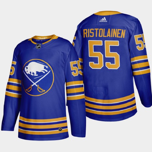 Buffalo Buffalo Sabres #55 Rasmus Ristolainen Men's Adidas 2020-21 Home Authentic Player Stitched Jersey Royal Blue Men's