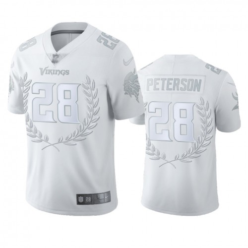 Minnesota Minnesota Vikings #28 Adrian Peterson Men''s Platinum MVP Limited Edition Jersey Men's