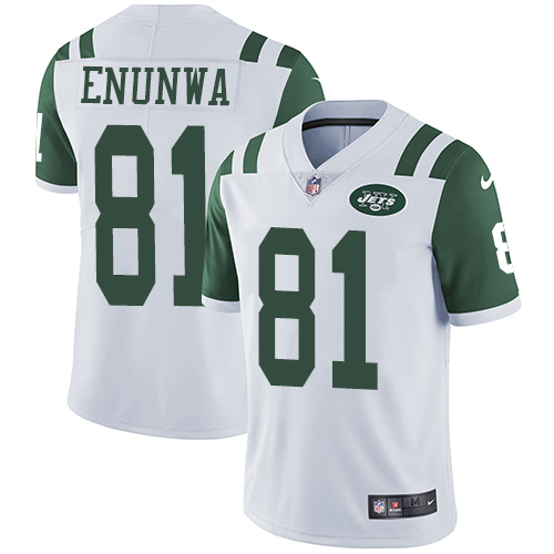 New York Jets #81 Quincy Enunwa White Youth Stitched Vapor Untouchable Limited Jersey Youth