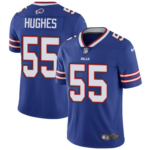 Buffalo Bills #55 Jerry Hughes Royal Blue Team Color Men's Stitched Vapor Untouchable Limited Jersey Men's