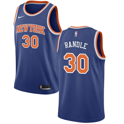 New York Knicks #30 Julius Randle Blue Youth Swingman Icon Edition Jersey Youth