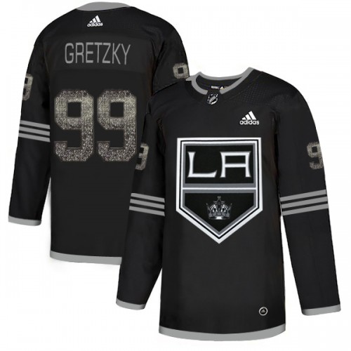 Adidas Los Angeles Kings #99 Wayne Gretzky Black Authentic Classic Stitched Jersey Men's