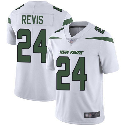 Jets #24 Darrelle Revis White Youth Stitched Vapor Untouchable Limited Jersey