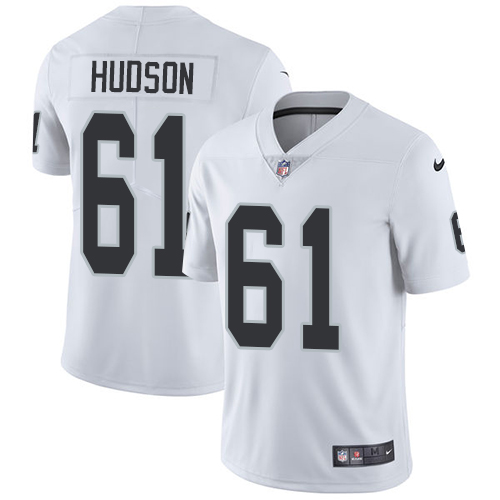 Las Vegas Raiders #61 Rodney Hudson White Youth Stitched Vapor Untouchable Limited Jersey Youth