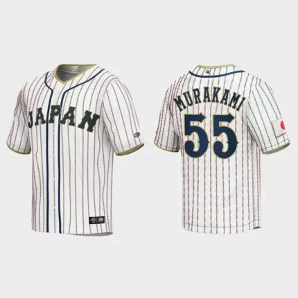 Munetaka Murakami Japan Baseball 2023 World Baseball Classic Jersey – White