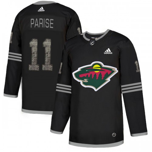 Adidas Minnesota Wild #11 Zach Parise Black Authentic Classic Stitched Jersey Men's