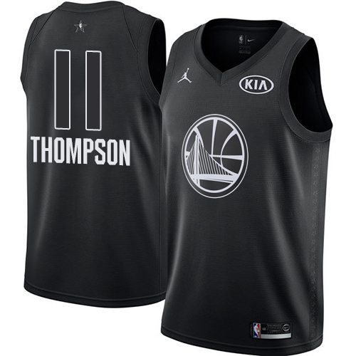 Golden State Warriors #11 Klay Thompson Black Youth Jordan Swingman 2018 All-Star Game Jersey Youth