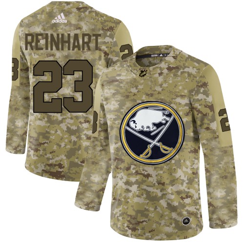 Adidas Buffalo Sabres #23 Sam Reinhart Camo Authentic Stitched Jersey Men's