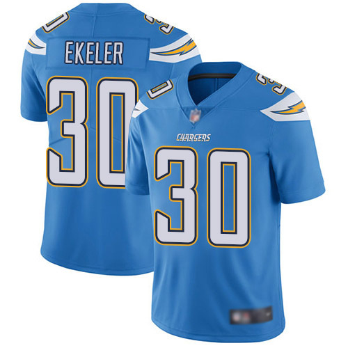 Chargers #30 Austin Ekeler Electric Blue Alternate Men's Stitched Vapor Untouchable Limited Jersey