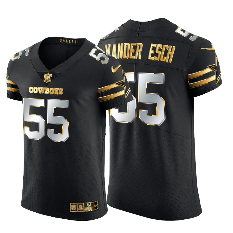 Dallas Cowboys #55 Leighton Vander Esch Men's Black Edition Vapor Untouchable Elite Jersey