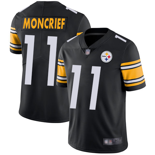 Pittsburgh Steelers #11 Donte Moncrief Black Team Color Men's Stitched Vapor Untouchable Limited Jersey Men's