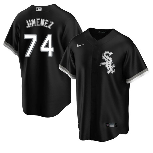 Men's Youth Women's Chicago White Sox 74 Replica 2020 Black Alternate Eloy Jimenez Jersey