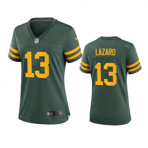 Green Bay Green Bay Packers #13 Allen Lazard Women's Alternate Game Player Jersey - Green Womens
