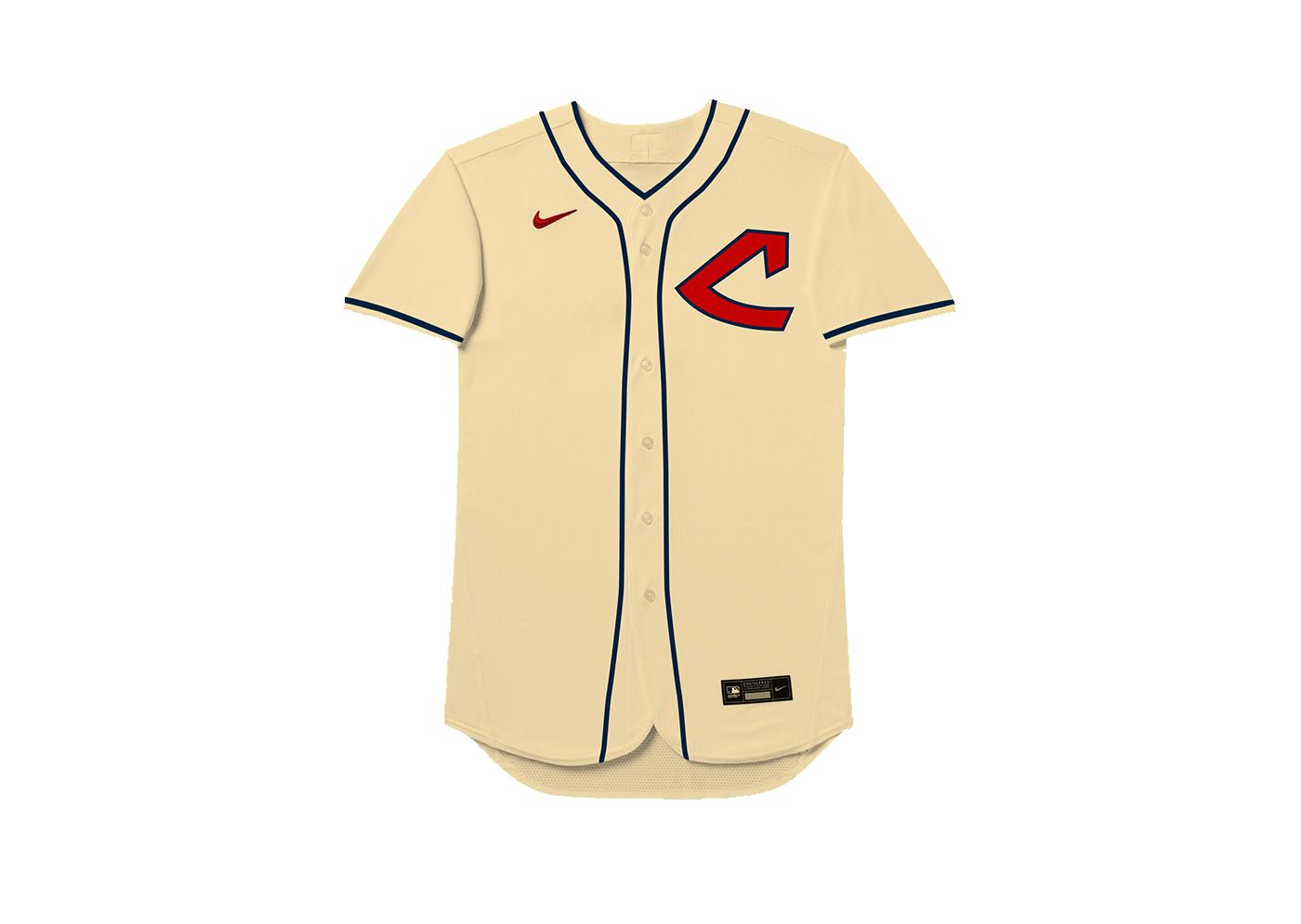 Cleveland Guardians Men's Cream Home 2021 Authentic Team Jersey