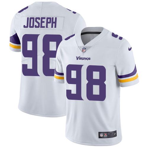 Minnesota Vikings #98 Linval Joseph White Youth Stitched Vapor Untouchable Limited Jersey Youth
