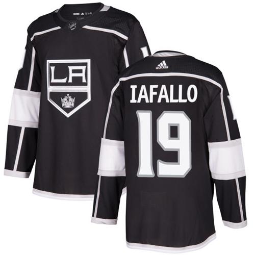 Adidas Los Angeles Kings #19 Alex Iafallo Black Home Authentic Stitched Jersey Men's