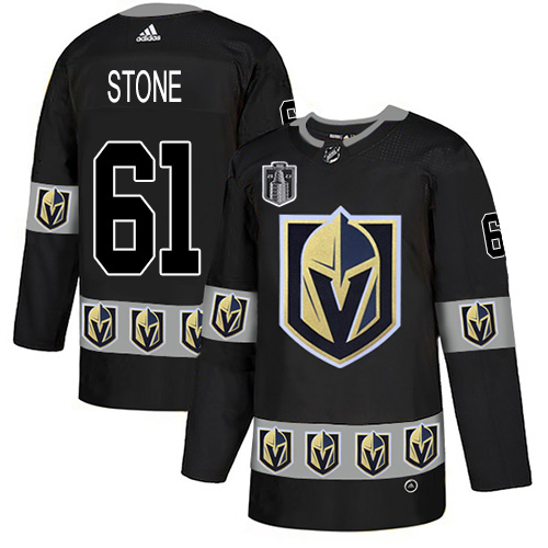 Adidas Golden Knights #61 Mark Stone Black Youth 2023 Stanley Cup Final Patch Authentic Team Logo Fashion Stitched Jersey
