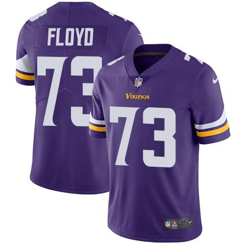 Minnesota Vikings #73 Sharrif Floyd Purple Team Color Men's Stitched Vapor Untouchable Limited Jersey Men's