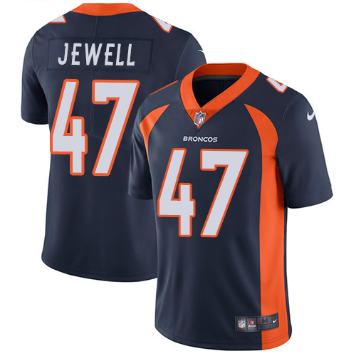 Denver Broncos #47 Josey Jewell Navy Blue Alternate Men's Stitched Vapor Untouchable Limited Jersey Men's