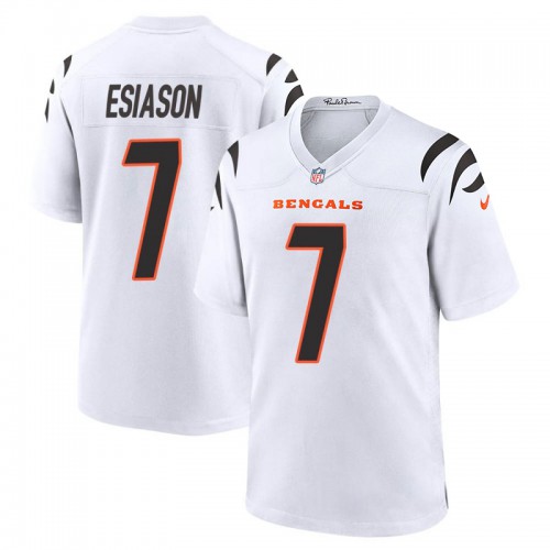 Cincinnati Cincinnati Bengals #7 Boomer Esiason White Alternate Game Jersey Men's