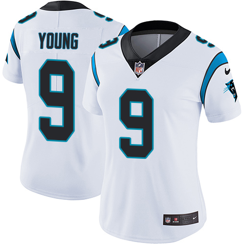 Panthers #9 Bryce Young White Women's Stitched Vapor Untouchable Limited Jersey
