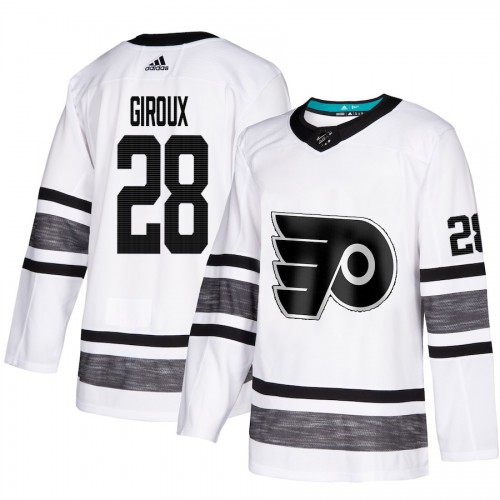 Adidas Philadelphia Flyers #28 Claude Giroux White Authentic 2019 All-Star Stitched Youth Jersey Youth