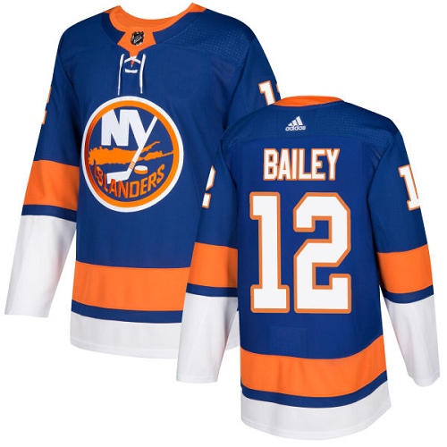 Adidas New York Islanders #12 Josh Bailey Royal Blue Home Authentic Stitched Youth Jersey Youth