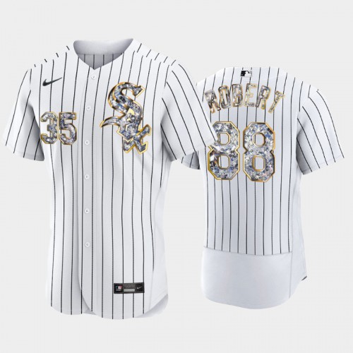 Chicago Chicago White Sox #88 Luis Robert Men's Diamond Edition Jersey - White Men's