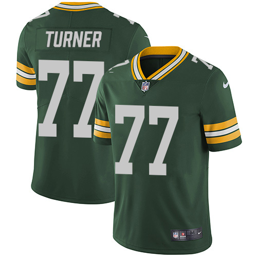 Green Bay Packers #77 Billy Turner Green Team Color Men's Stitched Vapor Untouchable Limited Jersey Men's
