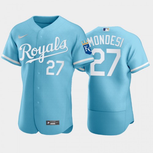 Kansas City Kansas City Royals #27 Adalberto Mondesi Men's Powder Blue 2022 Authentic Jersey Men's