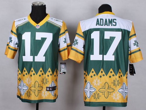 Packers #17 Davante Adams Green Men's Stitched Elite Noble Fashion Jersey